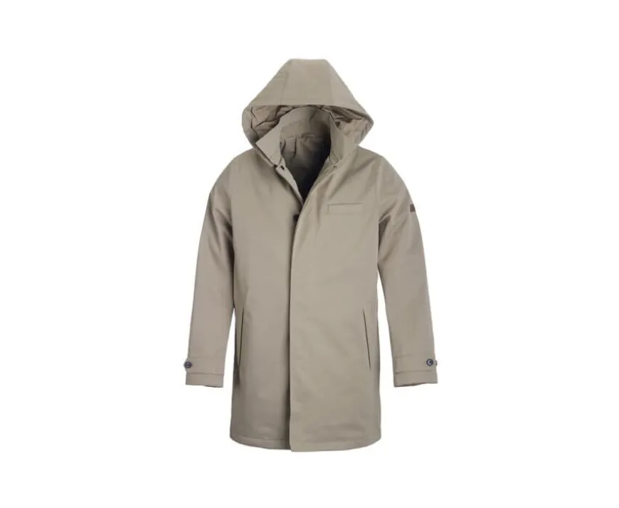 Trenca de hombre acolchada Beis oscuro Aurestilde-Bexley Flash Sale
