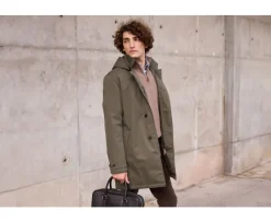 Trenca de hombre acolchada Verde Oscuro Aurestilde-Bexley Flash Sale