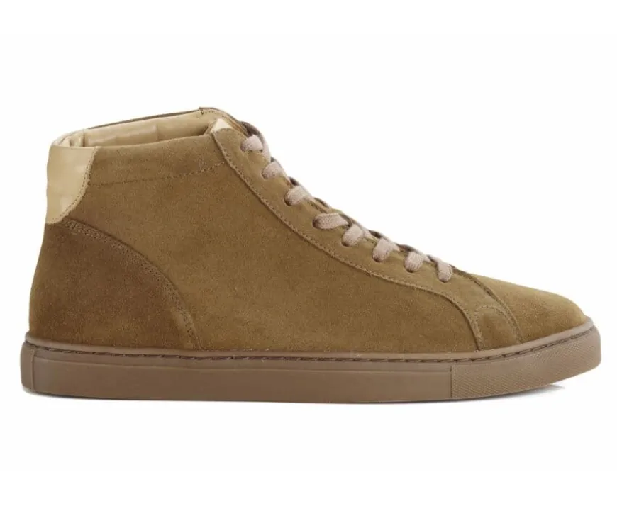 Zapatillas altas para hombre terciopelo Gamuza Thornlea-Bexley Cheap