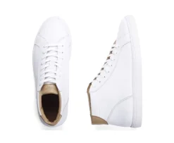 Zapatillas altas para hombre de piel Blanco Thornlea-Bexley Online