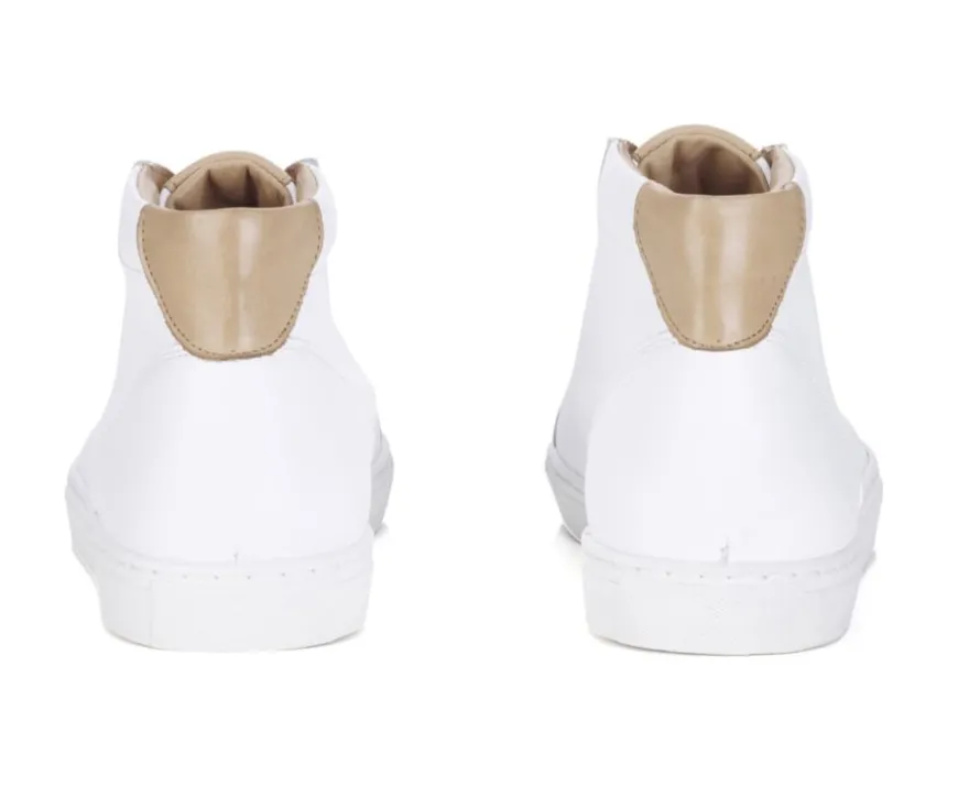 Zapatillas altas para hombre de piel Blanco Thornlea-Bexley Online