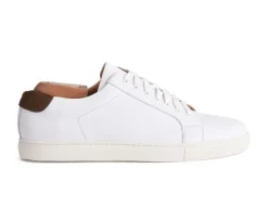 Zapatillas blancas de piel para hombre Inglewood-Bexley Discount