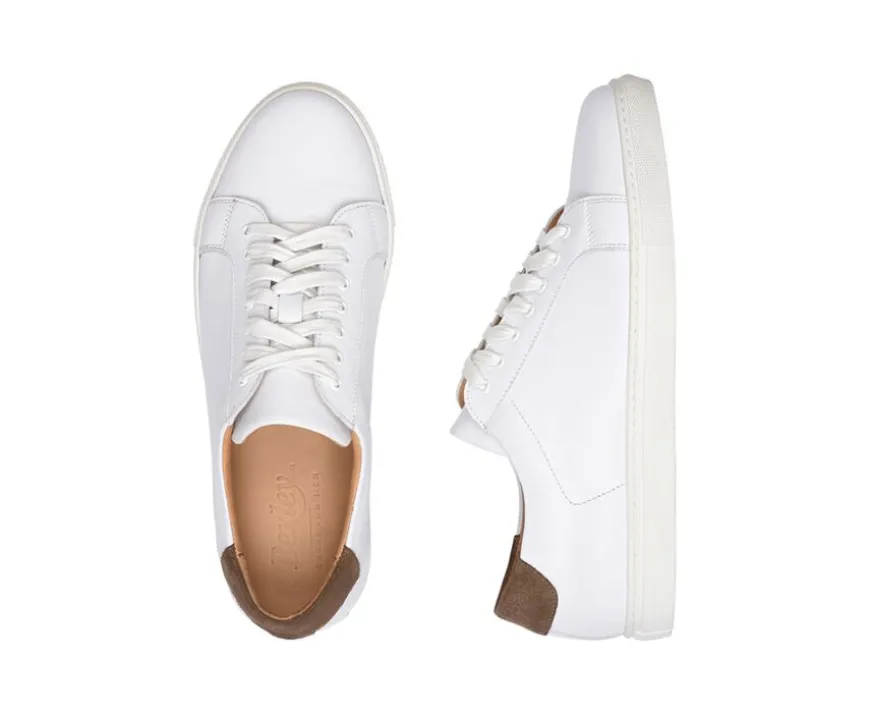 Zapatillas blancas de piel para hombre Inglewood-Bexley Discount