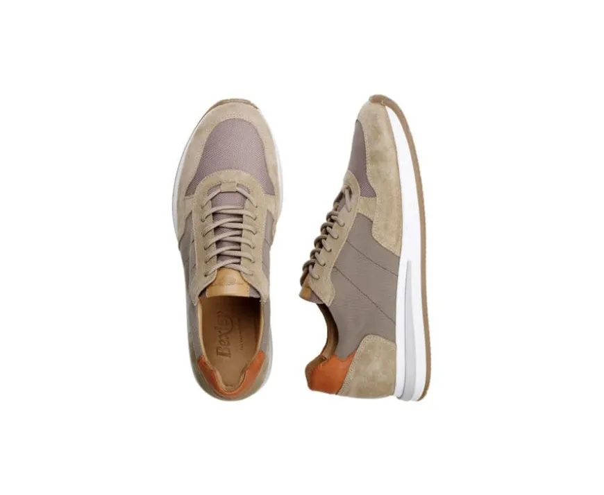 Zapatillas de hombre Caqui Claro & Terciopelo Beis Nirranda Ii-Bexley Cheap