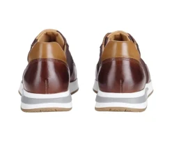 Zapatillas de hombre Chocolate y Piel Castaña oscura patinada Nirranda Ii-Bexley Best