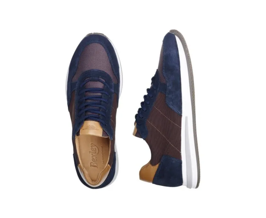 Zapatillas de hombre Chocolate y Terciopelo Marino Nirranda Ii-Bexley Shop