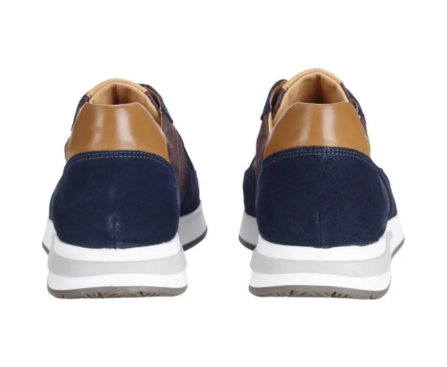 Zapatillas de hombre Chocolate y Terciopelo Marino Nirranda Ii-Bexley Shop