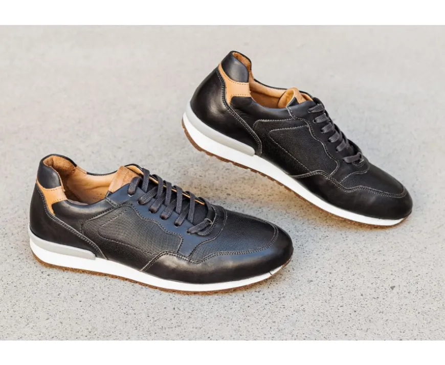 Zapatillas de hombre de Piel Carbón Patinada y terciopelo Gris Canberra Ii-Bexley Online