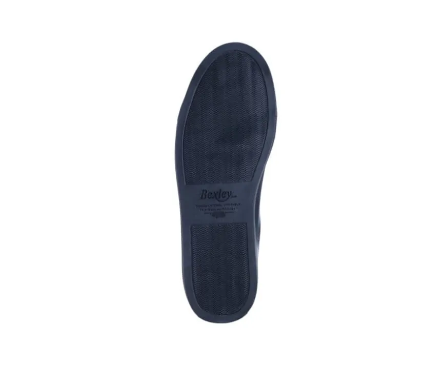 Zapatillas de hombre de piel Negro Inglewood-Bexley Hot