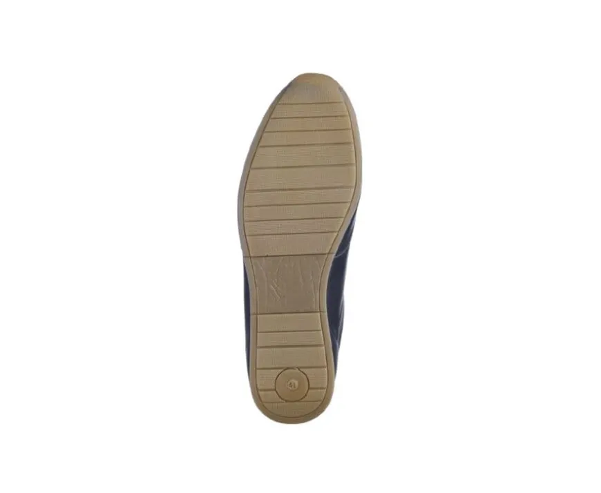 Zapatillas de hombre de piel Negro patinado Belbara-Bexley Best
