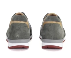 Zapatillas de hombre de terciopelo Caqui Canberra Ii-Bexley Best