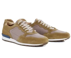 Zapatillas de hombre de Terciopelo Camel Canberra Ii-Bexley Online