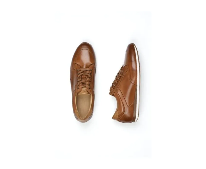 Zapatillas de hombre en piel Castaño patinado Belbara-Bexley Best