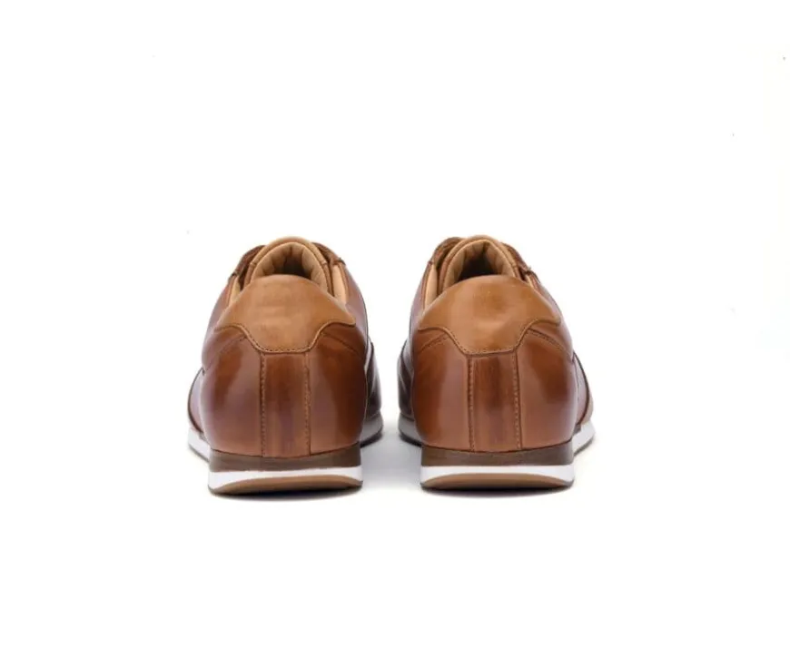 Zapatillas de hombre en piel Castaño patinado Belbara-Bexley Best