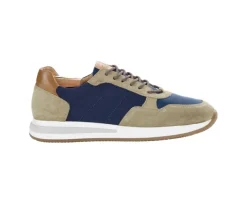 Zapatillas de hombre Marino & Terciopelo Caqui Nirranda Ii-Bexley Clearance