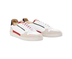 Zapatillas de hombre Rojo Blanco y verde Kolora-Bexley Outlet