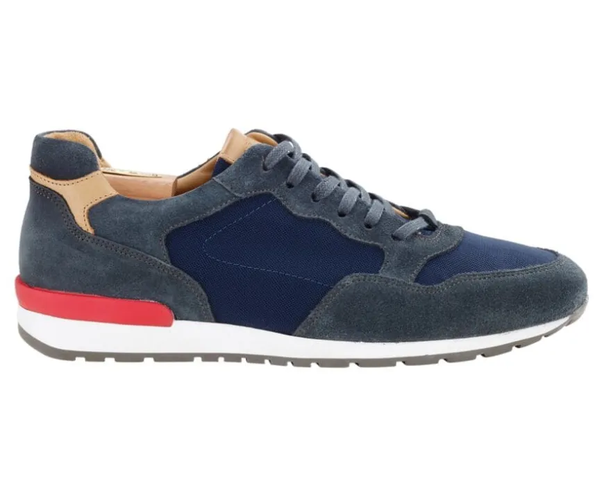 Zapatillas de hombre Terciopelo Verde Oscuro y Marino Canberra Ii-Bexley Cheap