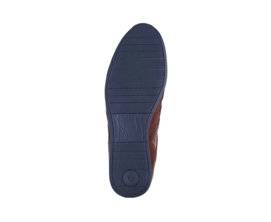 Zapatillas de piel Chocolate patinado Bockara-Bexley Store