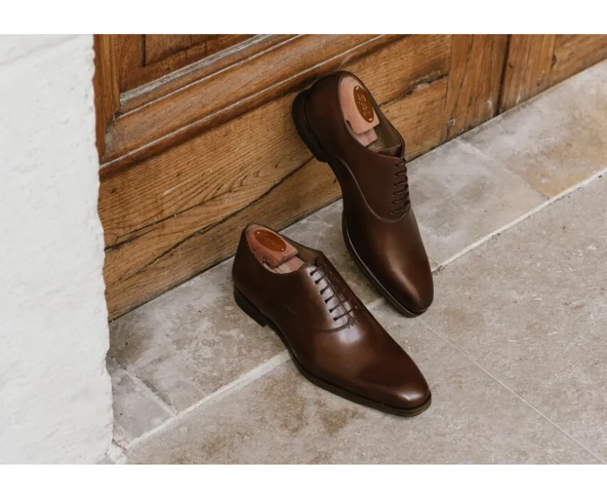 Zapato Oxford para hombre Castaño patinado Tremezzo Patin-Bexley Shop