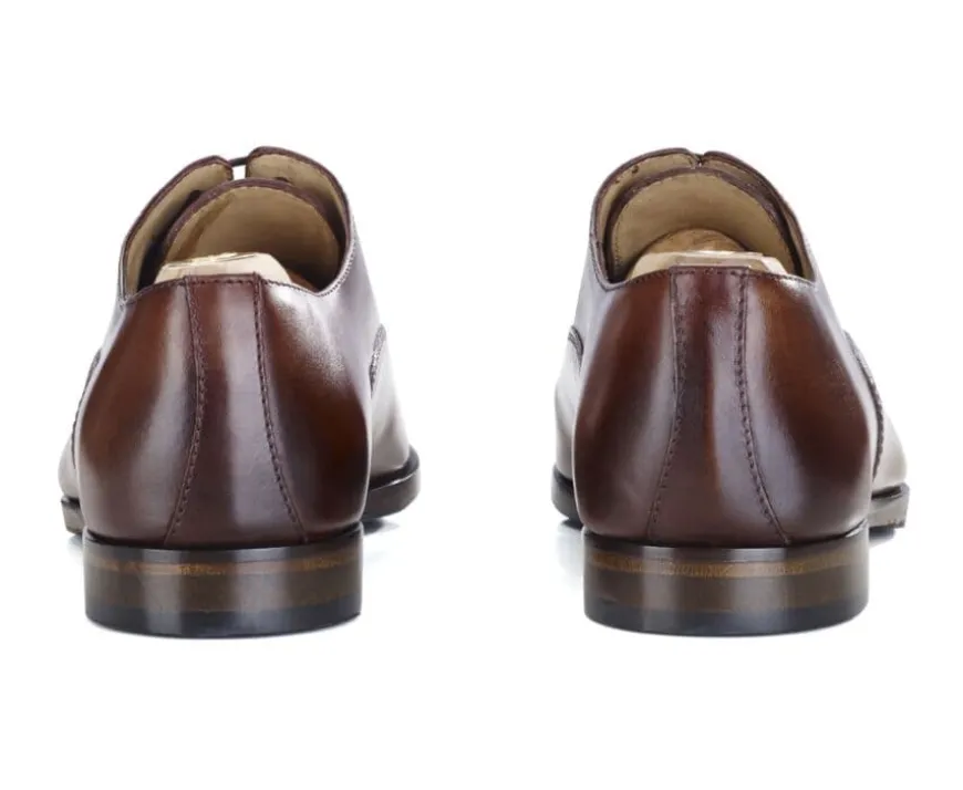 Zapato Oxford para hombre Coñac patinado Tremezzo Patin-Bexley New
