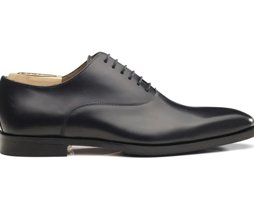 Zapato Oxford para hombre Suela de piel con patín Negro Tremezzo Patin-Bexley Shop