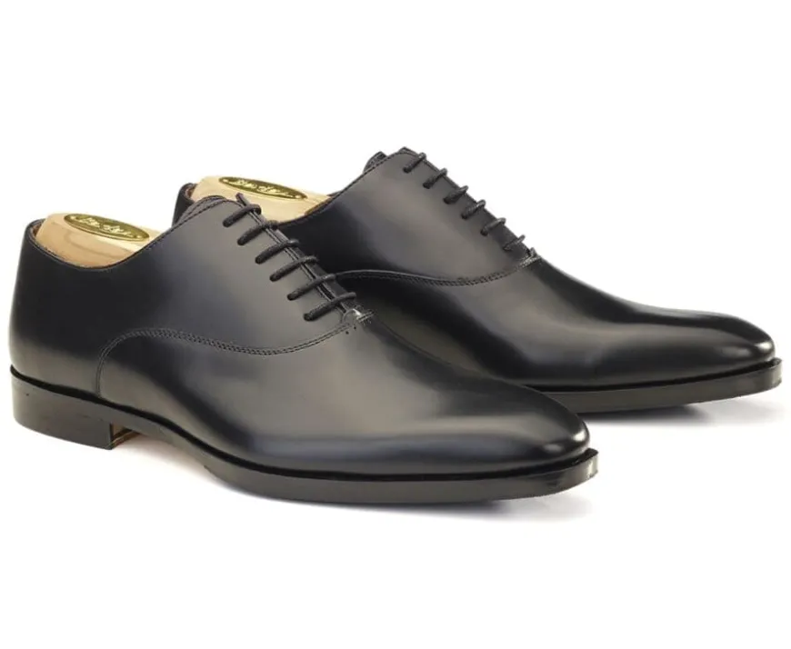 Zapato Oxford para hombre Suela de piel con patín Negro Tremezzo Patin-Bexley Shop