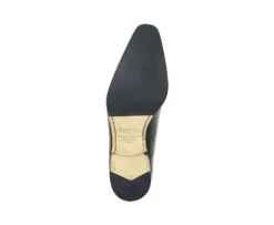 Zapato Oxford para hombre Suela de piel con patín Negro Tremezzo Patin-Bexley Shop