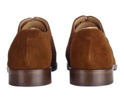 Zapato Oxford Terciopelo Habana con suela de cuero con patín Grakley-Bexley Clearance