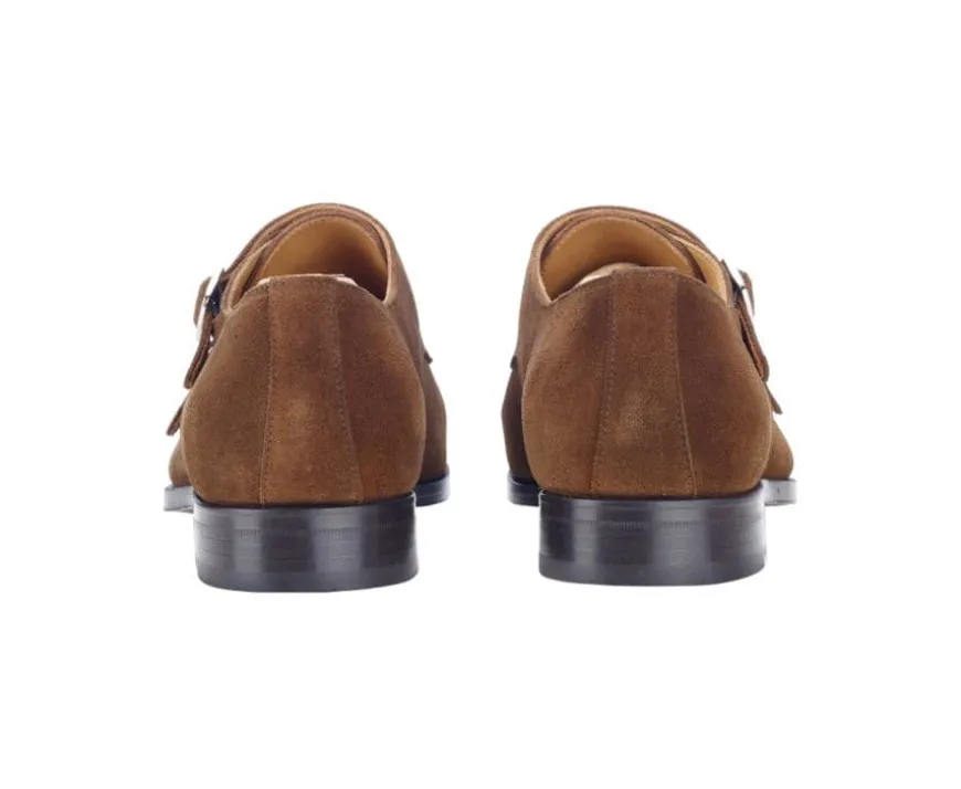 Zapatos de hombre con doble hebilla Terciopelo Habana Chigwell-Bexley Clearance