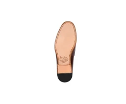 Zapatos de hombre con doble hebilla Chocolate patinado Chigwell-Bexley New