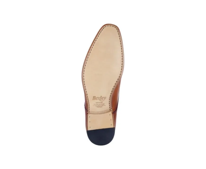 Zapatos de hombre Dorado Patinado con doble hebilla Chedington-Bexley Cheap