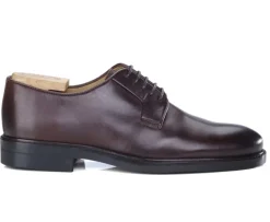 Zapatos derby Chocolate oscuro con suela de goma Monterey Classic Gomme City-Bexley Clearance
