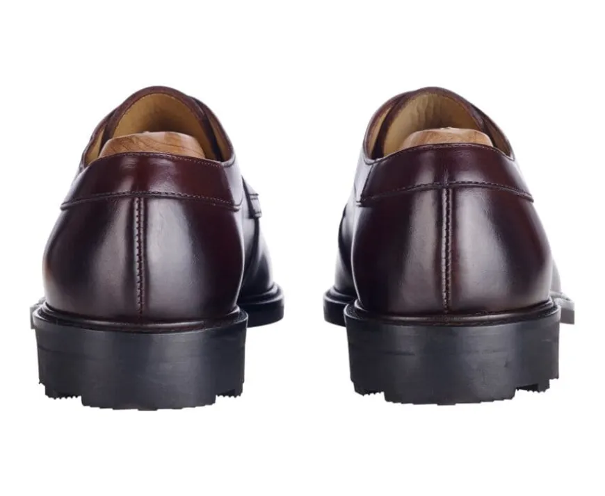 Zapatos derby Chocolate para hombre con suela de goma Hudson Ii-Bexley Best Sale