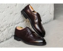 Zapatos derby Chocolate para hombre con suela de goma Hudson Ii-Bexley Best Sale