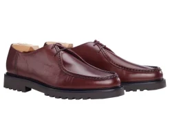 Zapatos derby Chocolate Patinado para hombre con suela de goma Colney Ii Gomme-Bexley Cheap