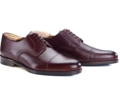 Zapatos derby de hombre Burdeos con suela de cuero Mayfair Classic Patin-Bexley Outlet