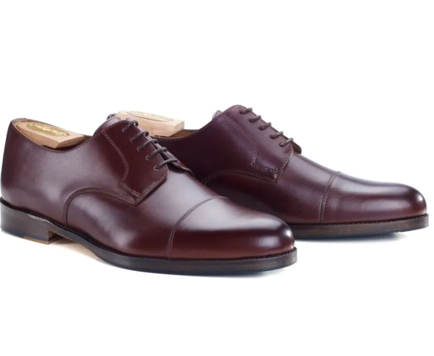 Zapatos derby de hombre Burdeos con suela de cuero Mayfair Classic Patin-Bexley Outlet