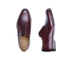 Zapatos derby de hombre Burdeos con suela de cuero Mayfair Classic Patin-Bexley Outlet