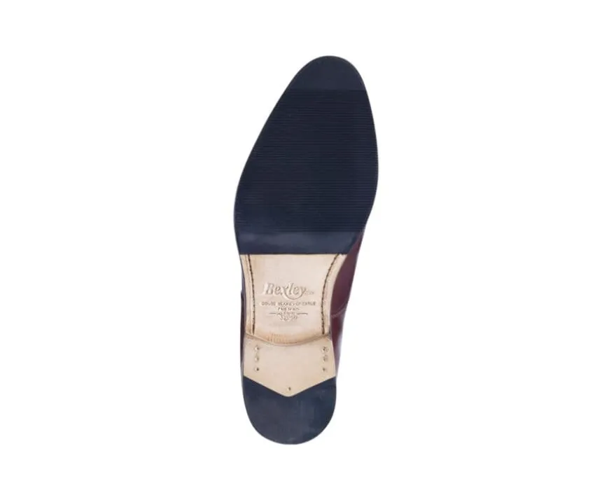 Zapatos derby de hombre Burdeos con suela de cuero Mayfair Classic Patin-Bexley Outlet