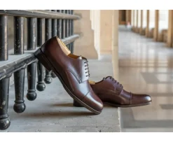 Zapatos derby de hombre Burdeos con suela de cuero Mayfair Classic Patin-Bexley Outlet