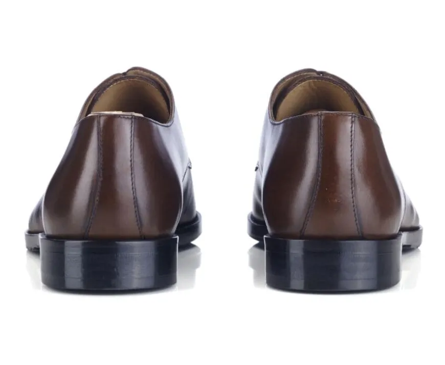 Zapatos derby de hombre Chocolate con suela de cuero Mayfair Classic Patin-Bexley Fashion