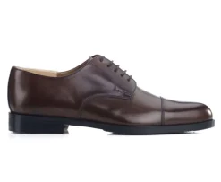 Zapatos derby de hombre Chocolate con suela de cuero Mayfair Classic Patin-Bexley Fashion