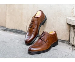 Zapatos derby de hombre Coñac con suela de caucho Kent Gomme Country-Bexley Online