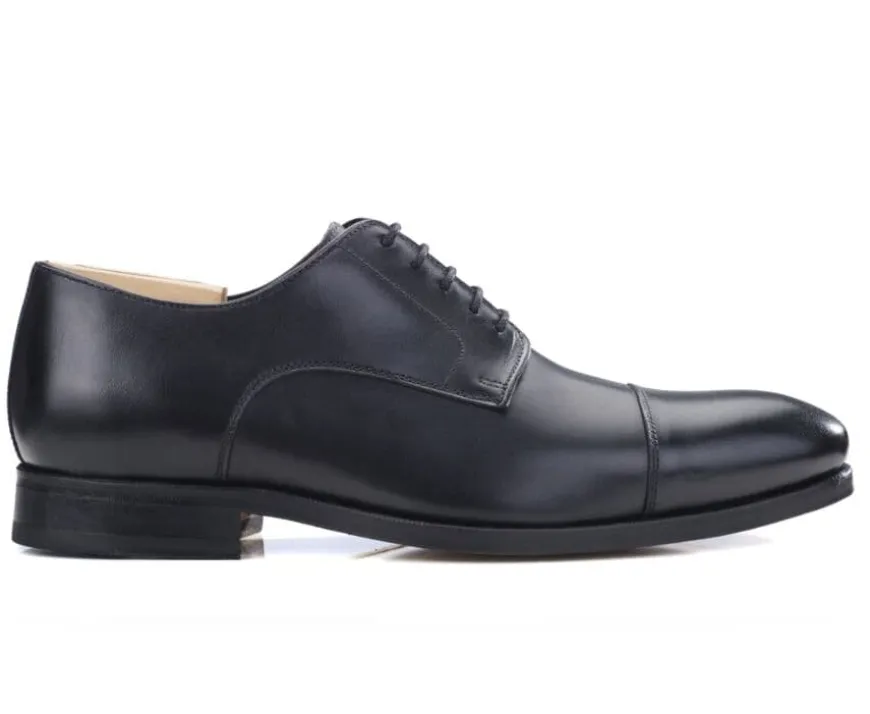 Zapatos Derby de hombre Suela de cuero Negro Gilwell-Bexley Best Sale