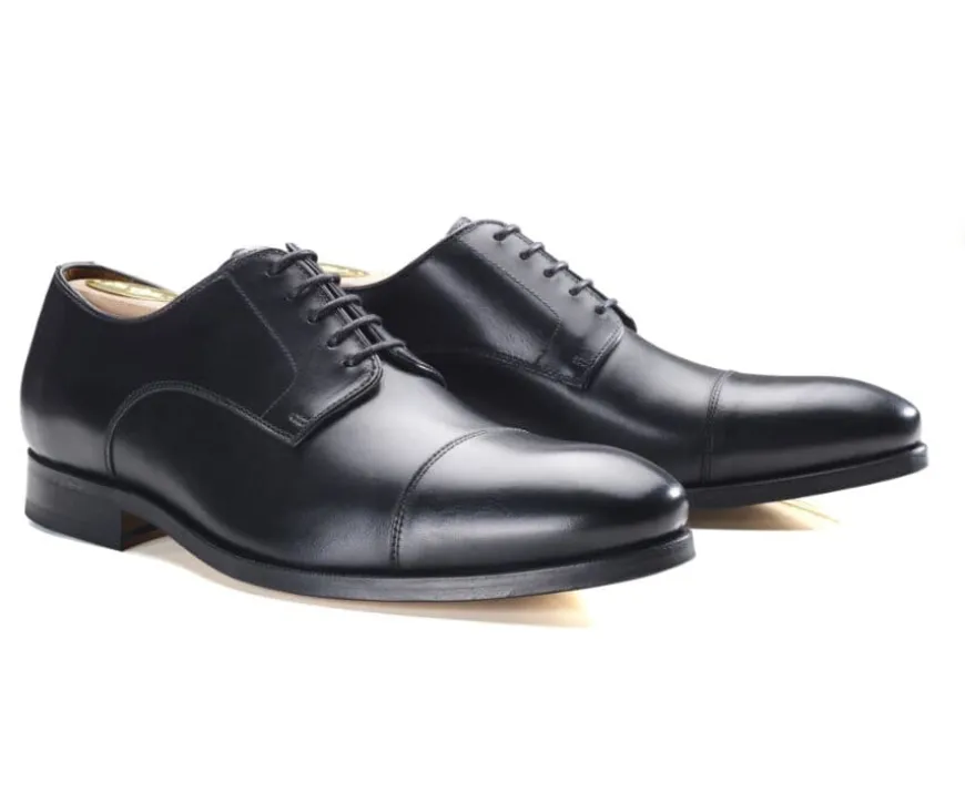 Zapatos Derby de hombre Suela de cuero Negro Gilwell-Bexley Best Sale