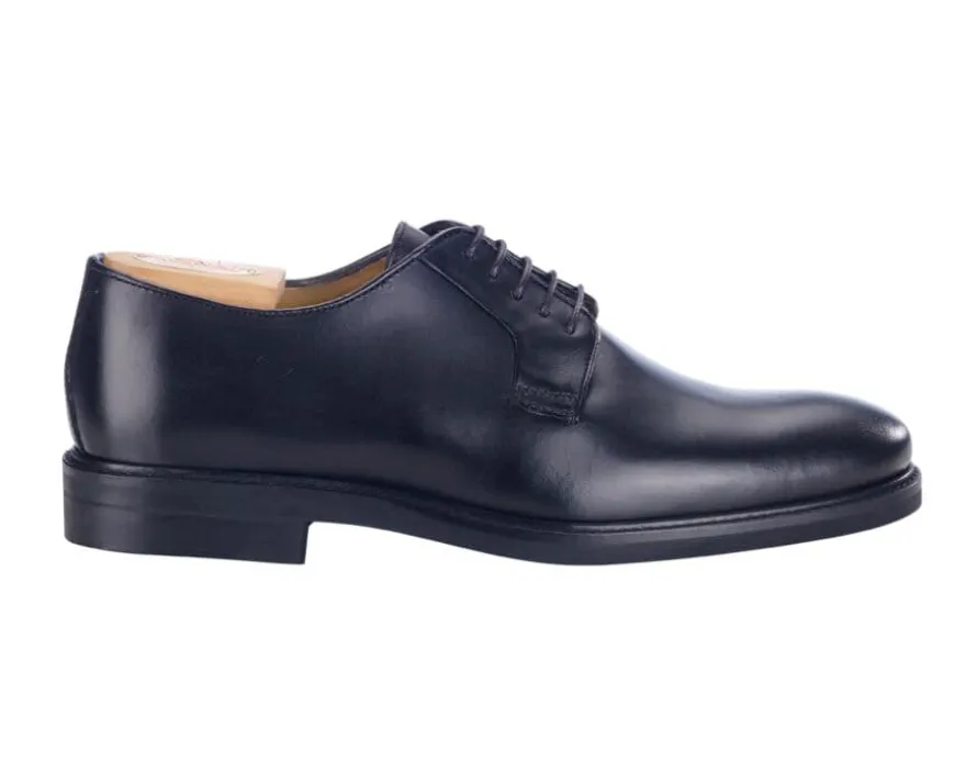 Zapatos derby Negro con suela de goma Monterey Classic Gomme City-Bexley Best