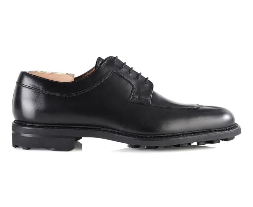 Zapatos derby negros para hombre con suela de caucho Kent Gomme Country-Bexley Flash Sale