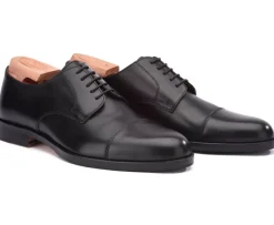 Zapatos derby negros para hombre con suela de cuero Mayfair Classic Patin-Bexley Flash Sale