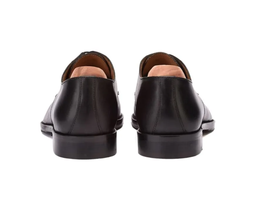 Zapatos derby negros para hombre con suela de cuero Mayfair Classic Patin-Bexley Flash Sale