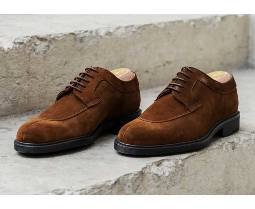 Zapatos Derby para hombre Suela de caucho Terciopelo Habana Kent Gomme Country-Bexley Online